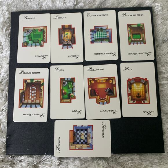 Vintage Clue Replacement Cards Vintage Board Game - Picture 3 of 4